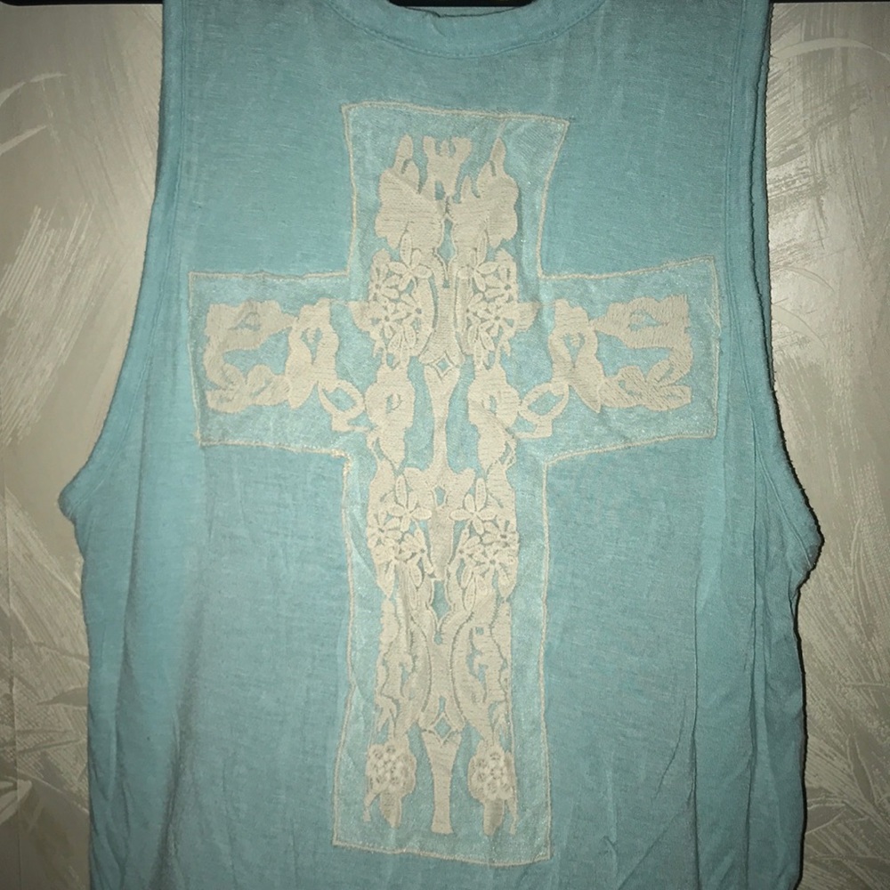 ‘Nollie’ Blue Cross Racer Tank